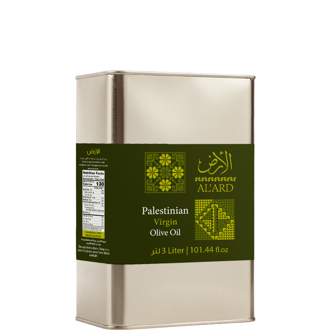Palestinian virgin olive oil 3 liters